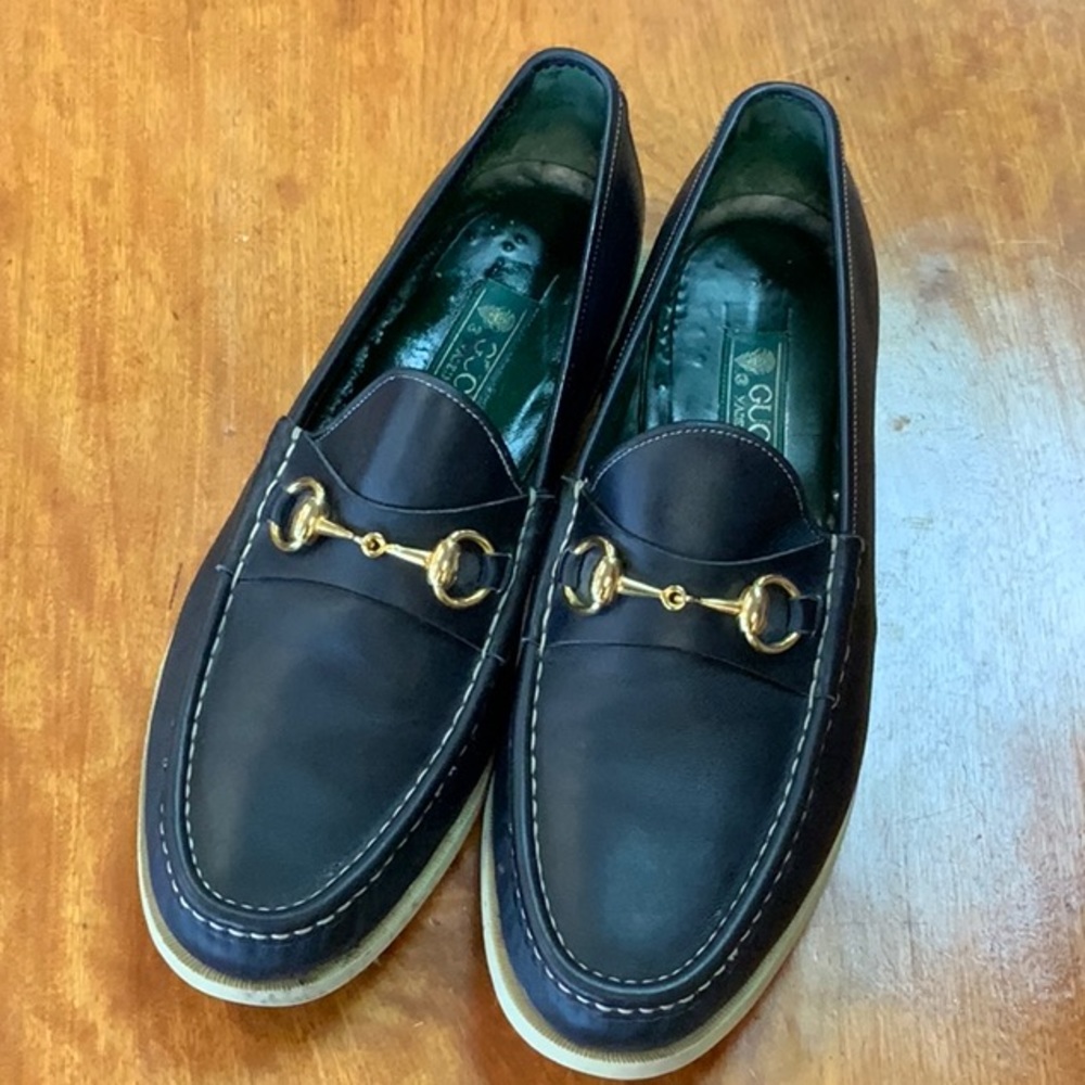 Gucci Men’s Horsebit Boat Style Shoes